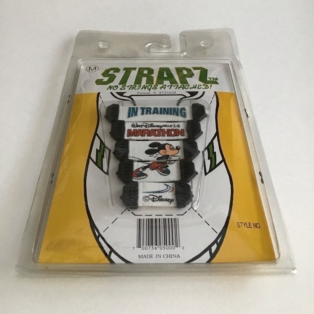 LAST 1! Disney Marathon Shoelaces Strapz No String SET OF 10 ADULT Medium NEW - Picture 9 of 12